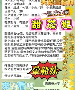 高雄定點茶-甜芯妃